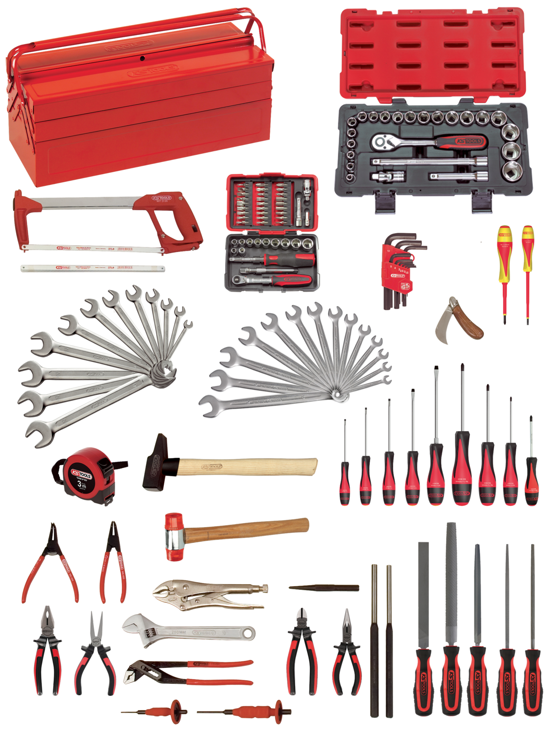 Composition d'outils pour la mécanique générale - 149 pcs - KS TOOLS - 911.0149
