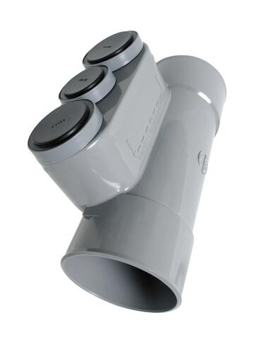 Culotte oblongue femelle-femelle Ø 100/5040-40-32-50-40 BOT543 - NICOLL