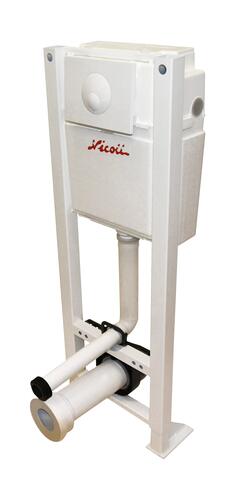 Pack VIRTUO® One Bâti-support, autoportant avec plaque BOUTONS RONDS blc NICOLL - WBS1PAP