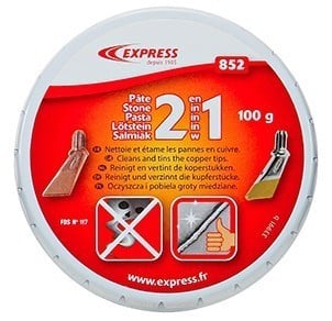 Pâte à étamer pour nettoyer et pré-étamer cuivre des fers de couvreurs - EXPRESS