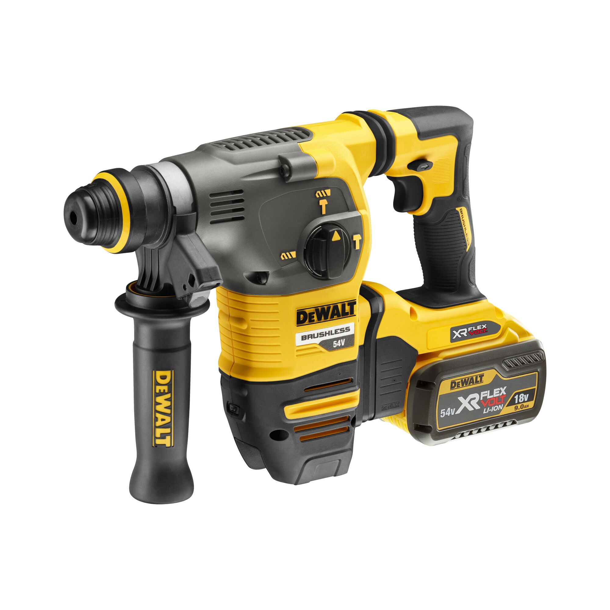 Perforateur SDS-plus XR FLEXVOLT 54 V 3 Ah Li-Ion Brushless 3,5 J DEWALT - DCH333X2-QW