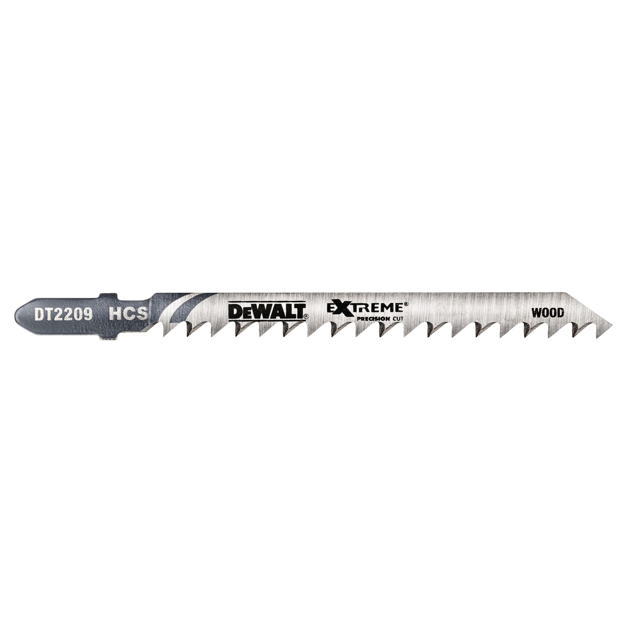 Lame de scie sauteuse XPC à denture rectifiée HCS Profondeur de coupe < 60 mm AttacheTCoupe fine/Bois tendre - DEWALT - DT2209-QZ
