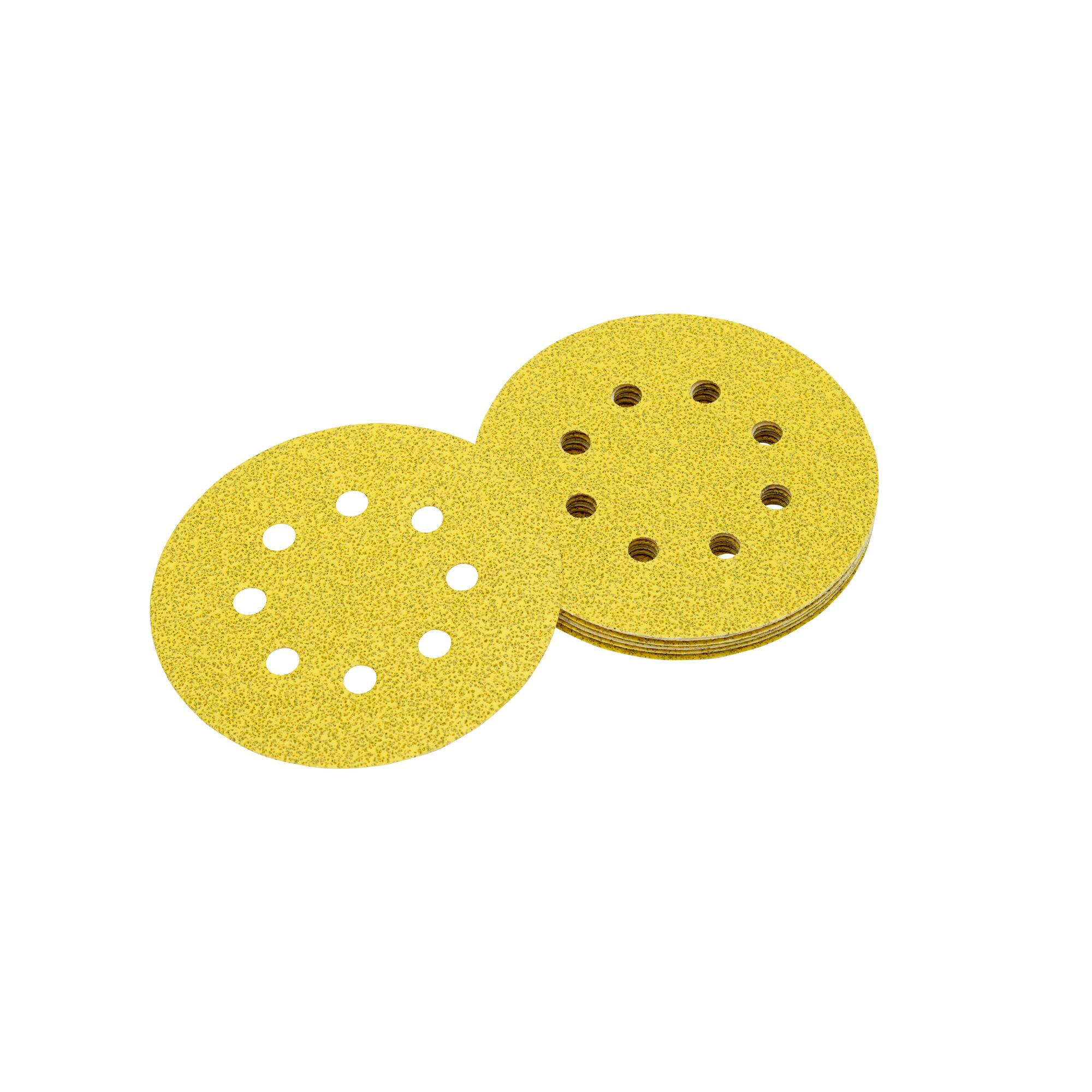Disque abrasif velcro ponceuses excentriques grain 120 8 perfo Ø 125 mm x25 pcs DEWALT - DT3115-QZ