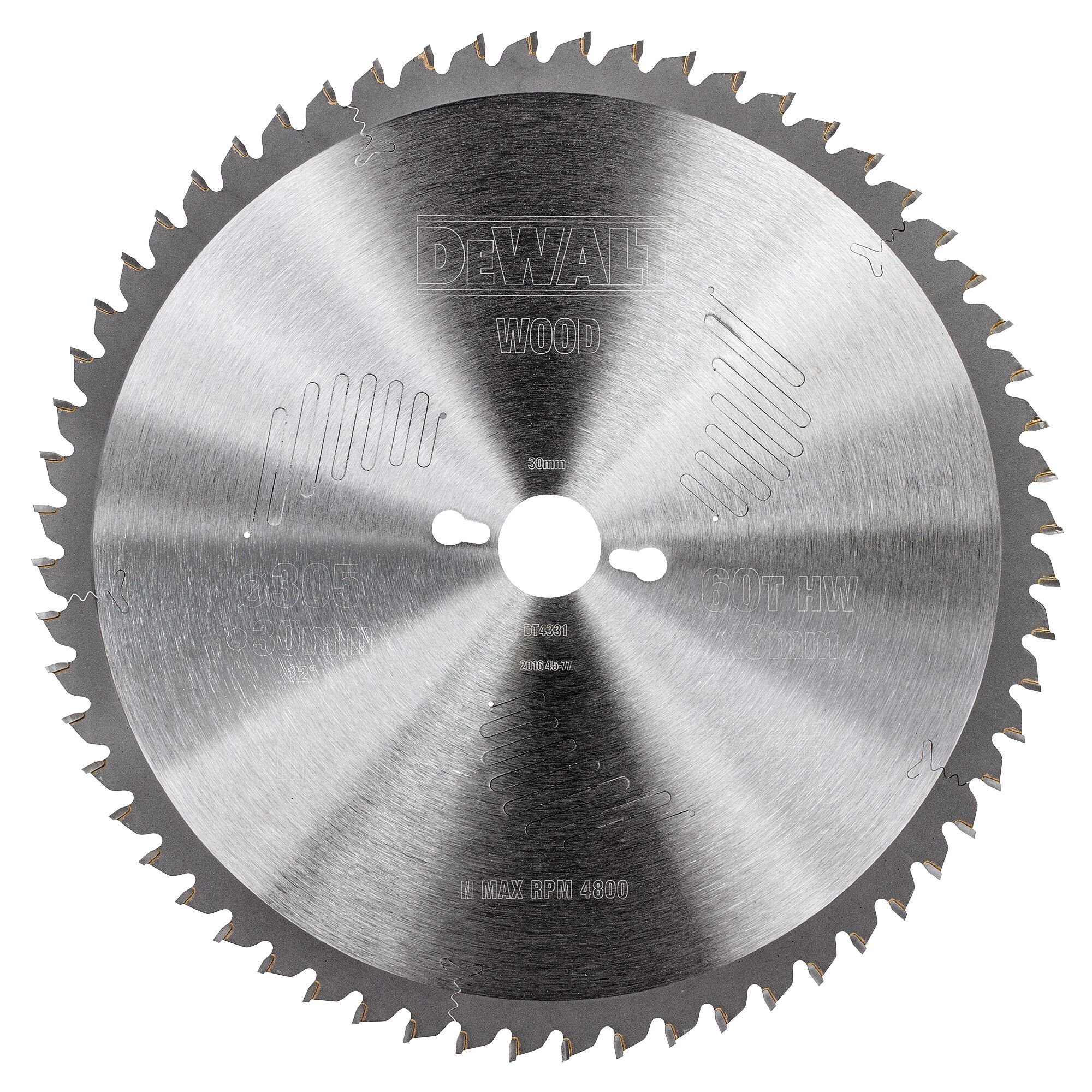 Lame de scie circulaire stationnaire Extreme Workshop 305 x 30 mm, 60 dents DEWALT - DT4331-QZ