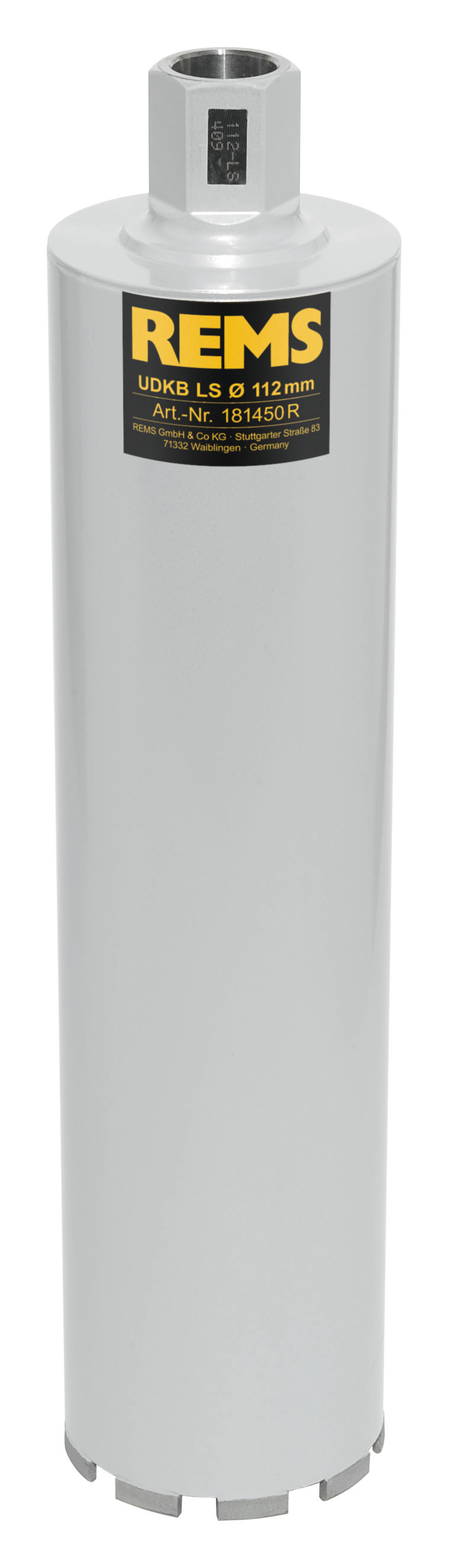 UDKB LS 112 x 420 x UNC 1.1/4, couronne diamant universelle Laser REMS - 181450 R