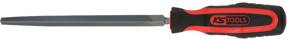 Lime triangulaire demi-douce emmanchée, l.250 - KS TOOLS - 157.0406