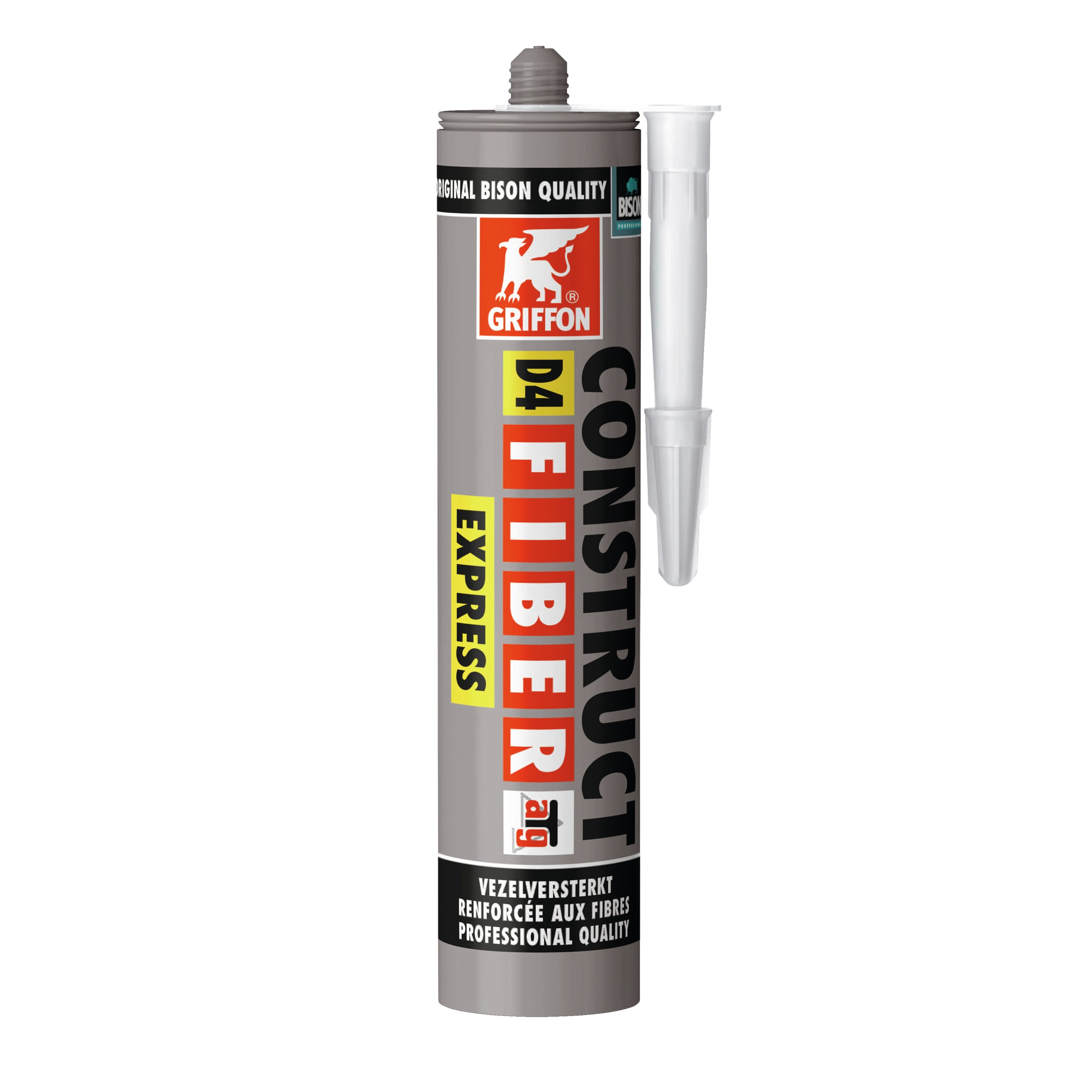 Construct Fiber colle PU, renforcée de fibres, Ø 4 - cartouche 390 - GRIFFON - 6303947