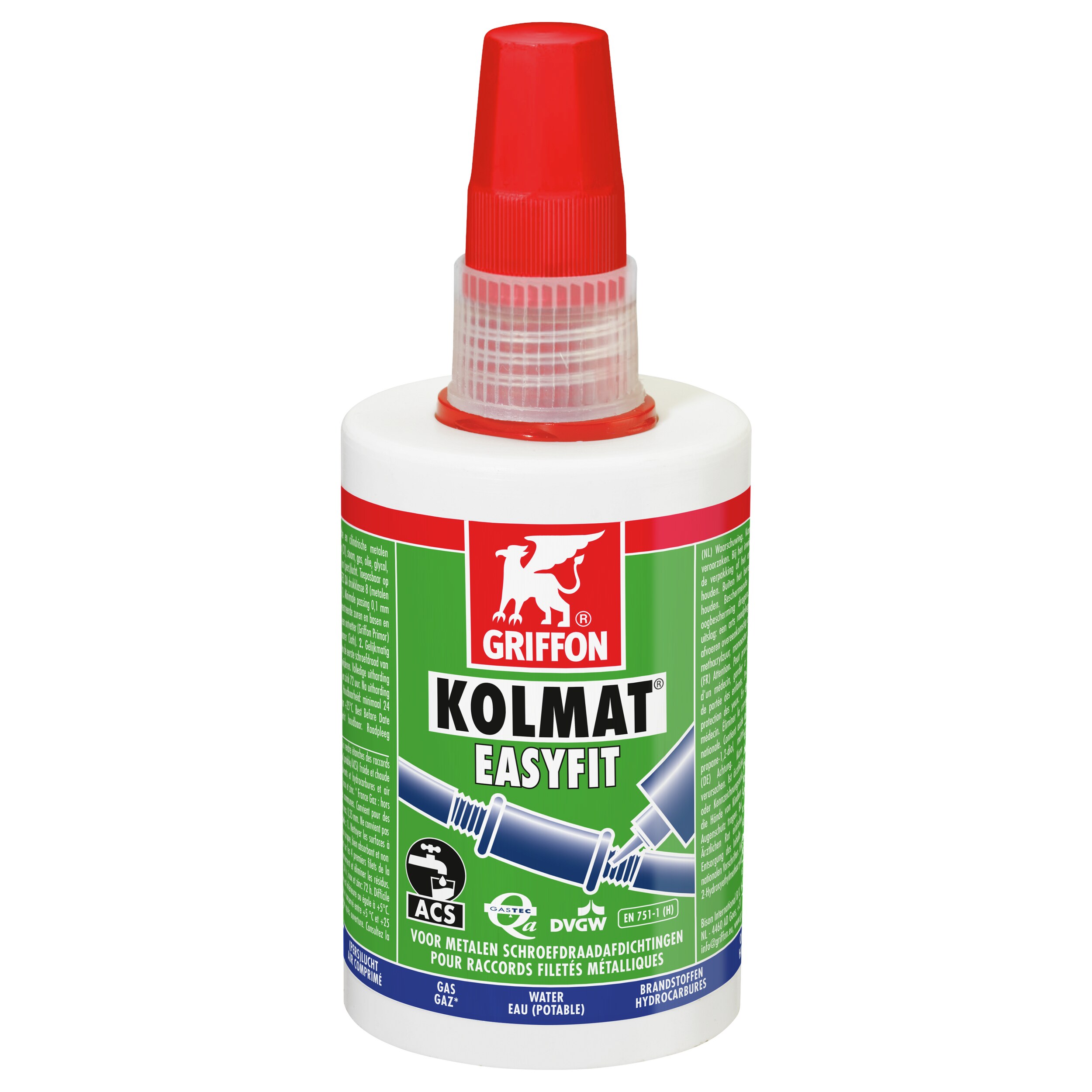 Kolmat Easyfit 50 ML résine pour rendre étanche les raccords filetés GRIFFON - 6150321