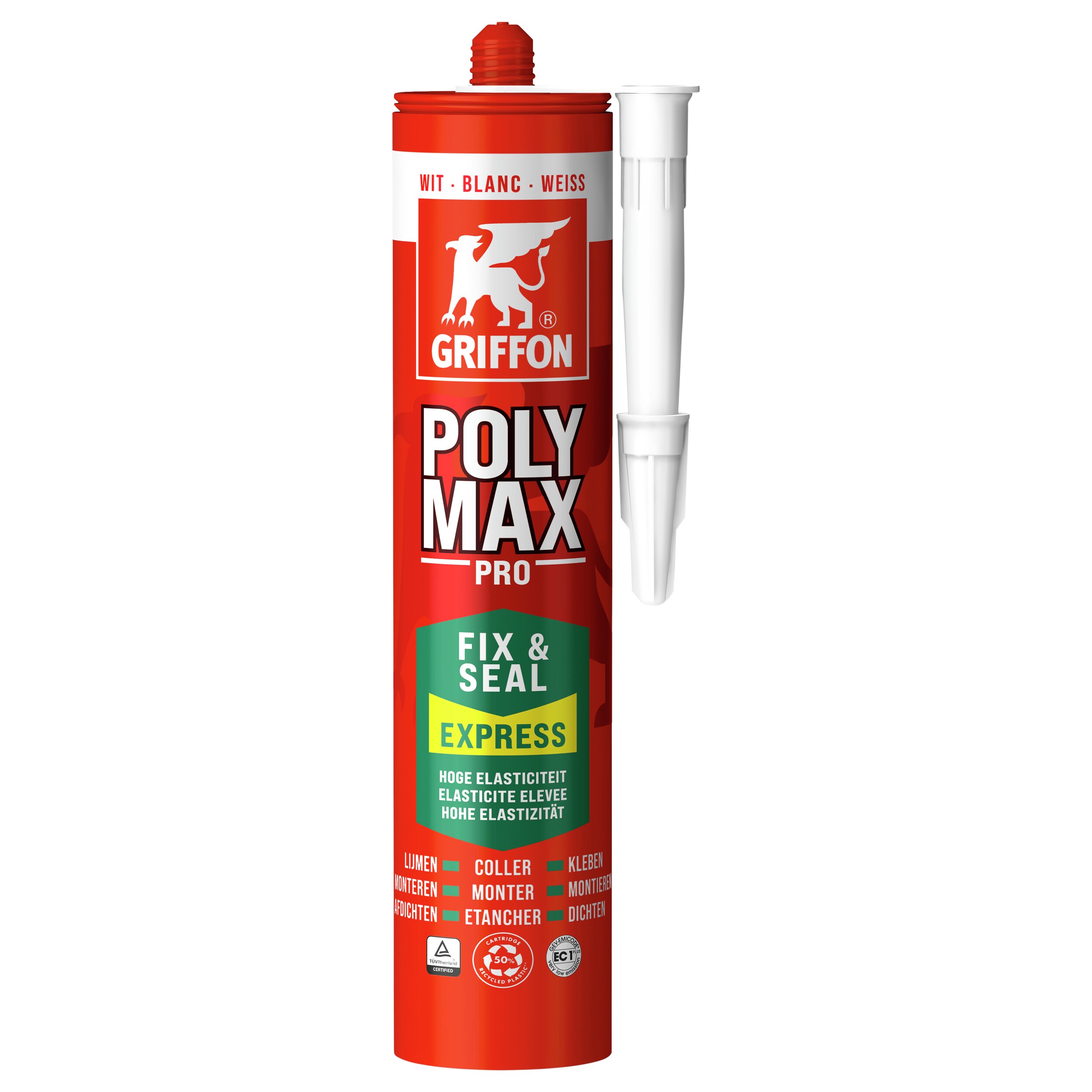 Poly Max Fix&Seal Express blanc - cartouche 435 G GRIFFON - 6150450