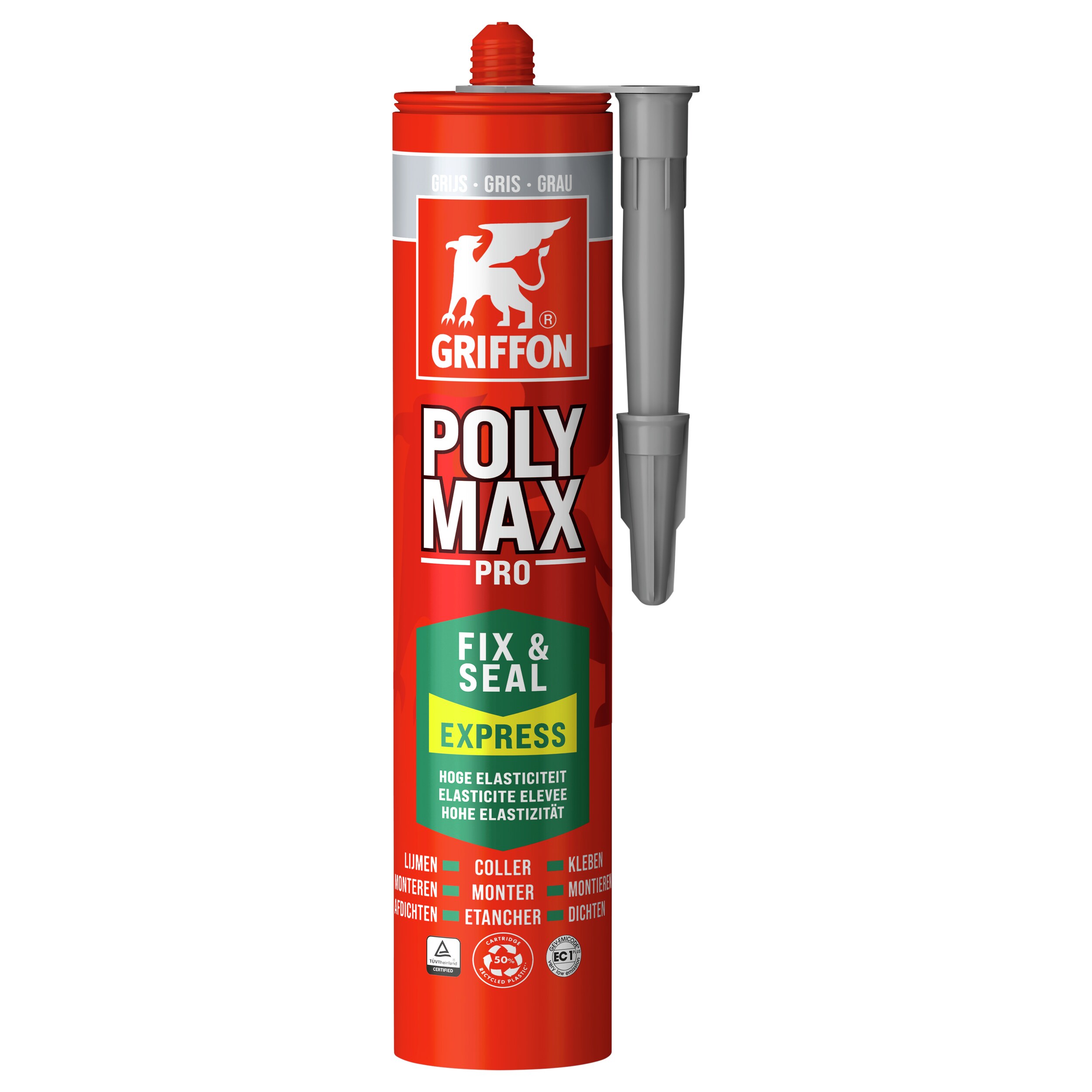 Poly Max Fix&Seal Express gris - cartouche 435 G GRIFFON - 6150456