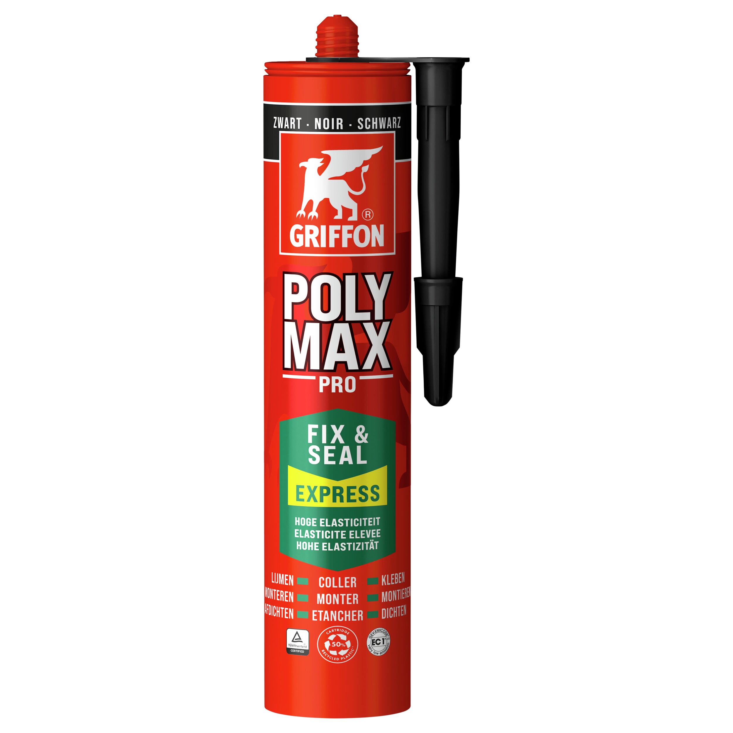 Poly Max Fix&Seal Express noir - cartouche 435 G GRIFFON - 6150454