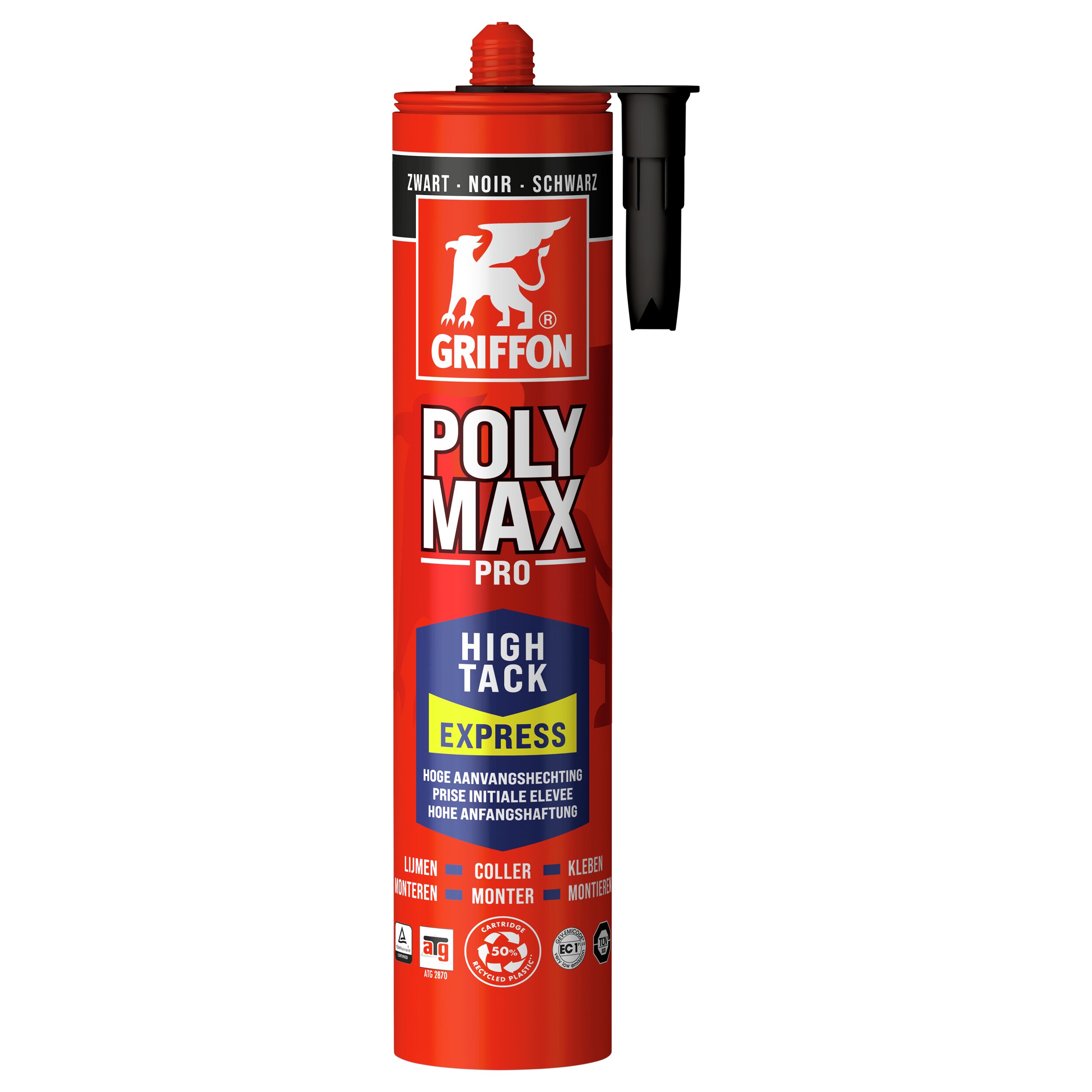 Poly Max High Tack Express noir - cartouche 435 G GRIFFON - 6311639