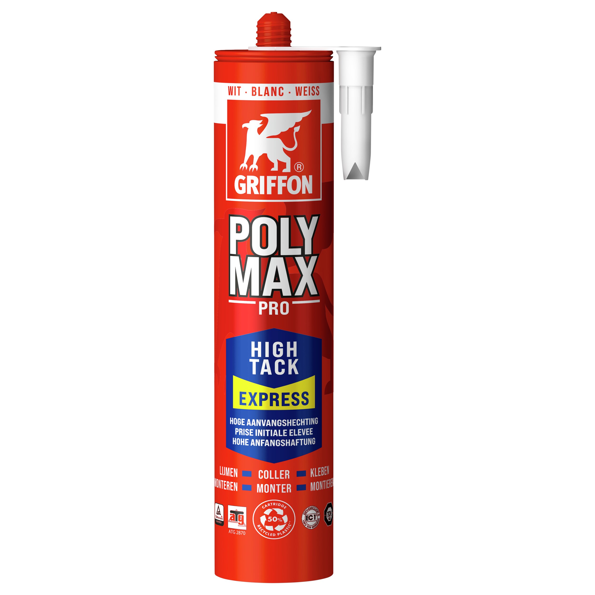 Poly Max High Tack Express blanc - cartouche 435 G GRIFFON - 6303764
