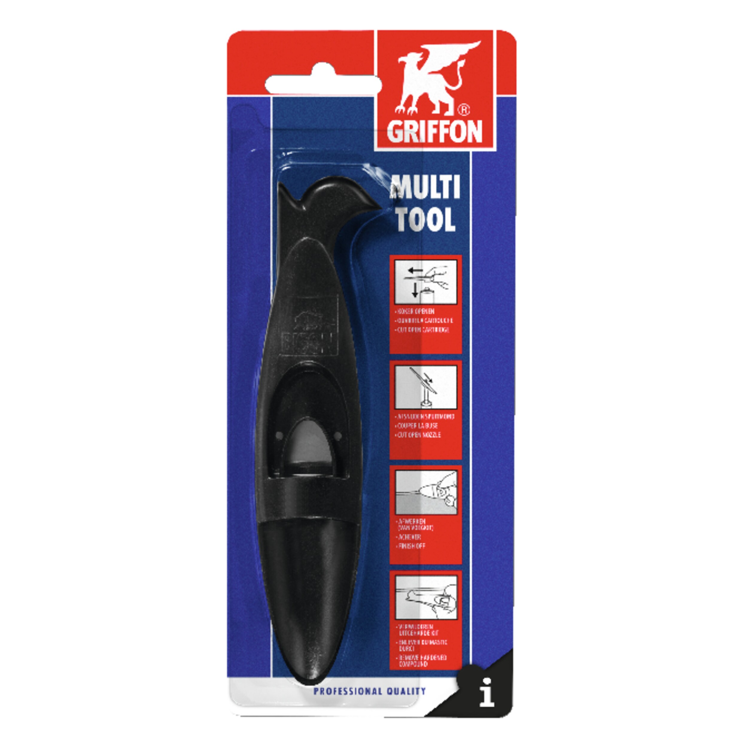 Multi-Tool outil pour lisser les joints ouvrir cartouches et retirer - GRIFFON - 6308565