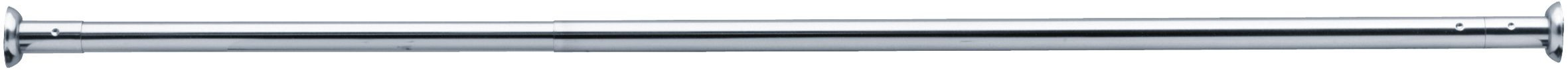 Porte-rideau droit extensible 580 à 900 mm, laiton chromé Ø 16 embases vis PELLET - 004631