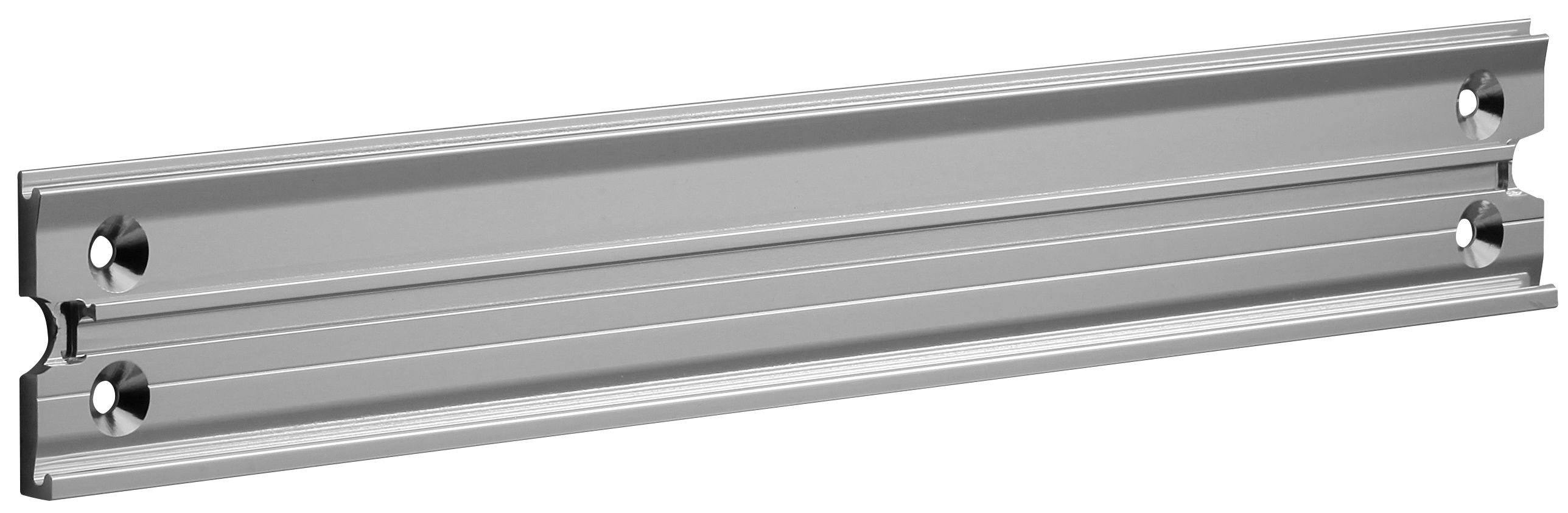 Rail 443 mm 443 x 67 x 10,5 mm, aluminium anodisé brillant PELLET - 044240