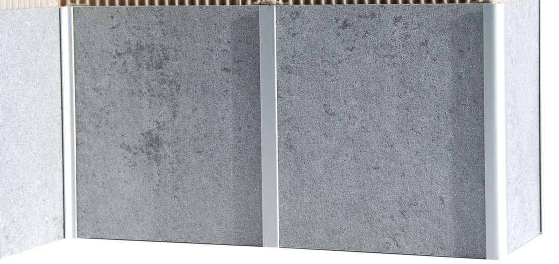 Profilé d'angle intérieur 90° pour finition panneaux VIPANEL ep.3mm H3M ROTH - 1420000046