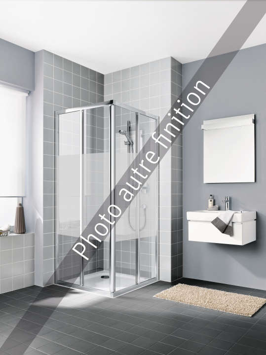 Paroi 1/2 angle coulissante CADA XS CCE2L L90 2M argent poli v.serig ROTH - 1403027908