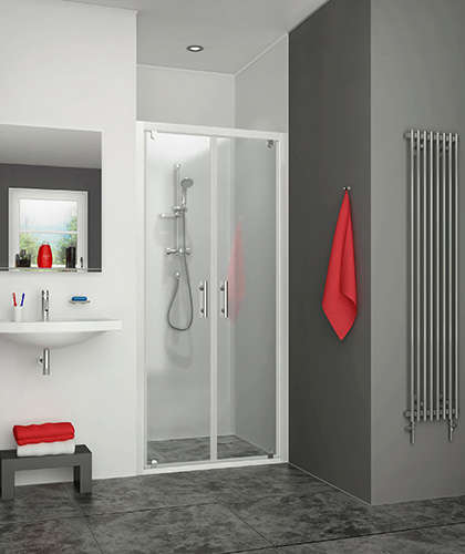 Paroi de douche à 2 battants, EQUI Verre clair traité déperlant ETC - ROTH - 1406000019