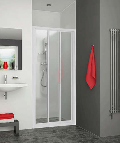 Paroi de douche coulissante EQUI EICL3 L90 H1.9M blanc v.clair ETC ROTH - 1406000070