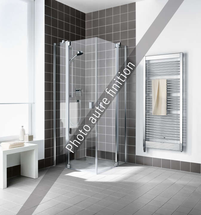 Paroi 1/2 angle pivotante RAYA RAEPL L100 2M argent poli v.clair clean ROTH - 1403016752