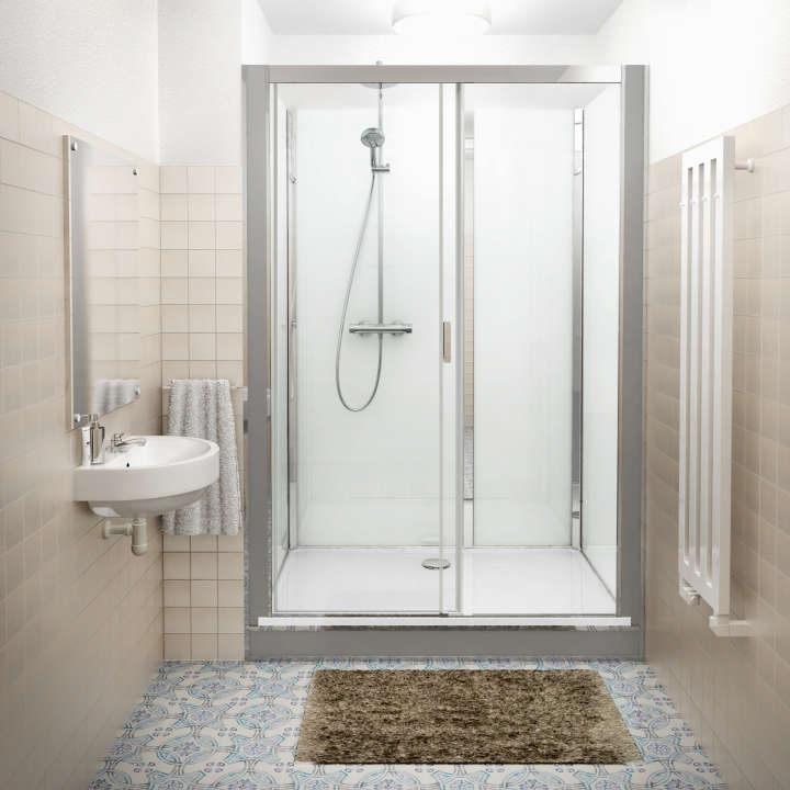 Cabine VINATA SPIRIT version haute en niche 1360x777 blanc v.clair dép - 1416000073