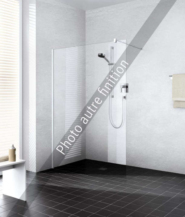 Paroi walk-in WALK-IN-SHOWER XB XBWIW L80 2M argent poli v.clair ROTH - 1403032003