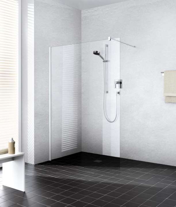 Paroi walk-in WALK-IN-SHOWER XB XBWIW L90 2M argent poli v.clair clean ROTH - 1403021329