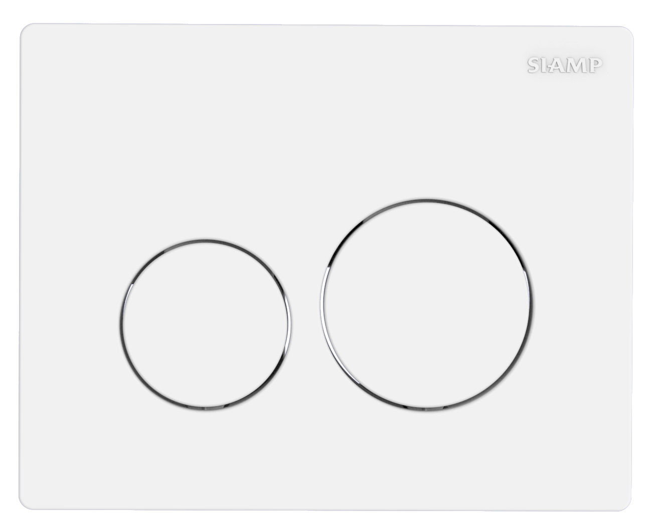 Plaque de Commande sphère - Ingénio - 100% Blanc - SIAMP - 31261060