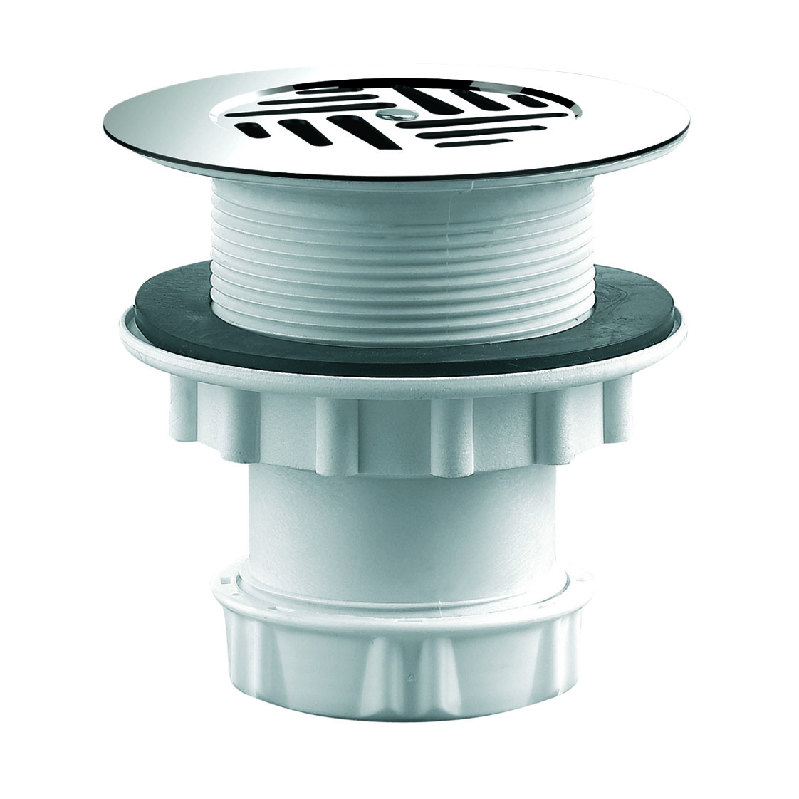 Bonde receveur Ø60 mm, plastique, grille Ø85 VALENTIN - 57510000000