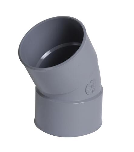 Coude simple femelle-femelle 30° Ø 75 - NICOLL - CP33