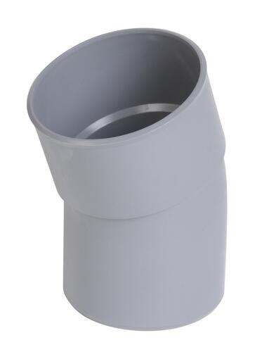 Coude Ø 160 mm, mâle-femelle à 20°, à coller, gris, en PVC NICOLL - CZ2