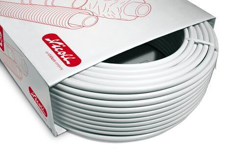 Tube nu FLUXO®blanc, Ø 16 mm, épaisseur 2 mm, couronne de 200 m NICOLL - FLEM200C16