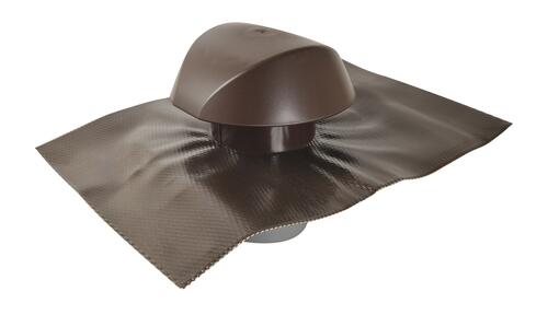 Chapeau de ventilation ATEMAX 45 x 33 cm Ø100 marron - NICOLL - VVE10M