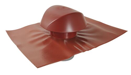 Chapeau de ventilation ATEMAX 45 x 33 cm Ø100 rouge - NICOLL - VVE10R