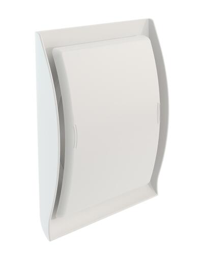 Grille d'aération design NEOLIA® spéciale gaz, Ø 125, blanche, en PVC NICOLL - GDT125B