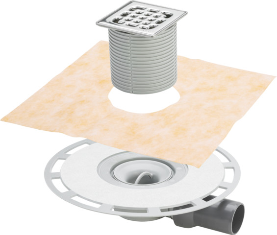 Advantix-Siphon de sol pour salle de bains DN 50 écoulement horizontal - VIEGA - 565701