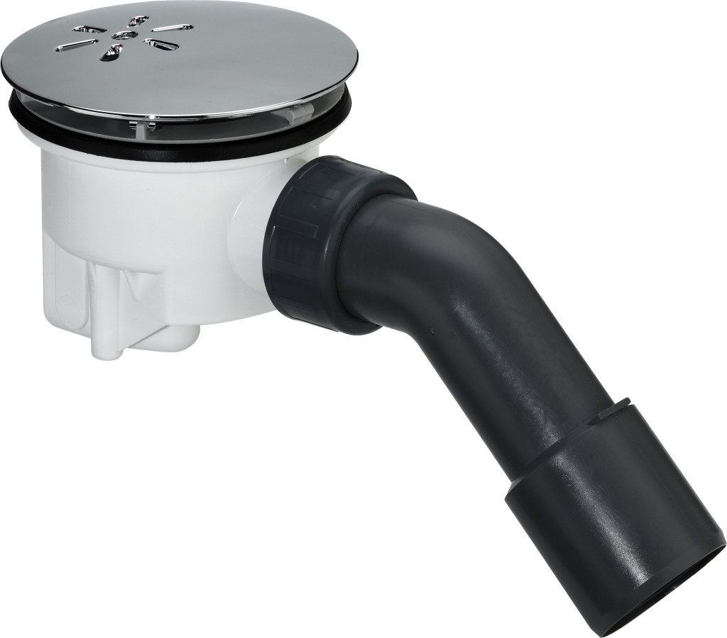 Tempoplex-Siphon modèle 6956.4ex NF Ø: 120 orifice d'écoulement 90 chromé - VIEGA - 378912