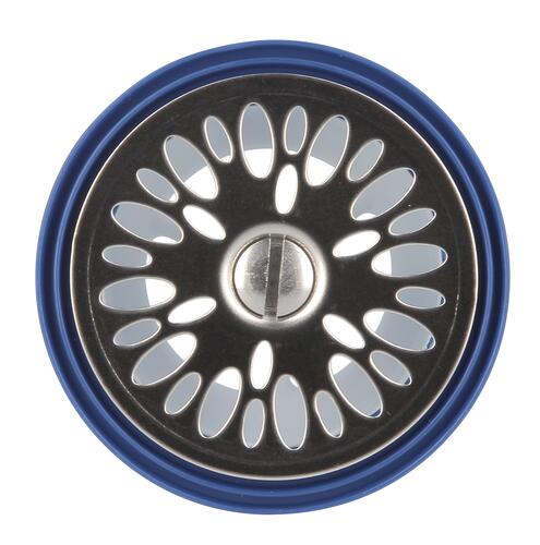 Bonde de lavabo plastique blanc, à joints intégrés, à grille Ø 55 mm NICOLL - 0201031