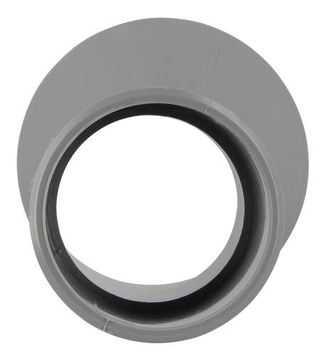 Réduction extérieure excentrée, Ø 75/50, mâle-femelle, à coller, gris, en PVC NICOLL - IP2