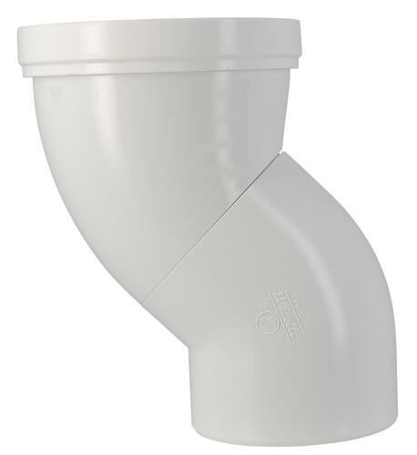 Pipe orientable de WC, en PVC blanc, Ø 100, Ø DM mini 85, Ø DM maxi 107 NICOLL - 1PWOR