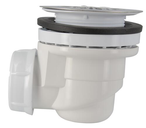 Bonde receveur de douche, Ø 60 mm, sortie horizontale Ø 40 mm, à grille NICOLL - 0205002
