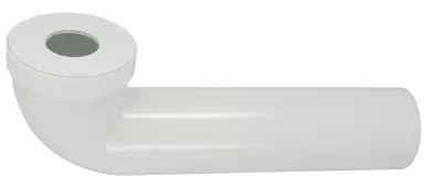 Pipe longue de WC, Ø 100, en PVC blanc, longueur 400 mm NICOLL - CTW11040