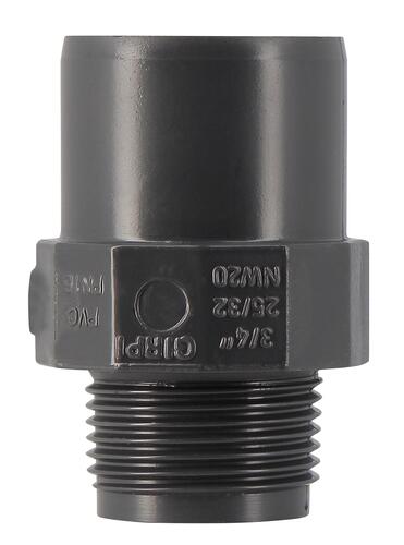 Embout pres. PVC 25/32 mâle-femelle 3/4 - NICOLL - E2520F