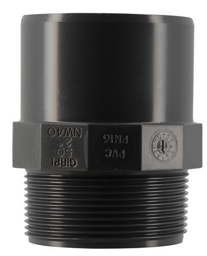 Embout pres. PVC 50/63 mâle-femelle 2" - NICOLL - E5050F