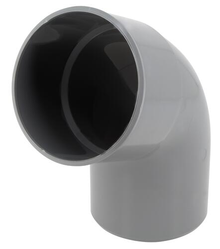 Coude PVC 100/67° mâle-femelle Ct6 - NICOLL - UCT6