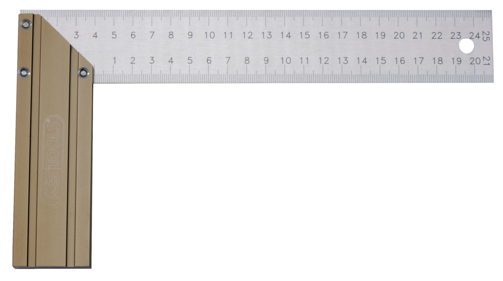 Equerre droite et d'onglet, l.250 - KS TOOLS - 300.0220