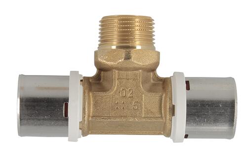 Te a sertir mâle a visser Ø26x3/4M - NICOLL - FLT2620M