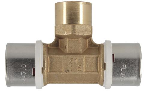 Té fluxo à sertir à viss d.32x1/2f - NICOLL - FLT3215F