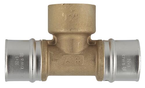 Té fluxo à sertir à viss d.32x1"f - NICOLL - FLT3226F